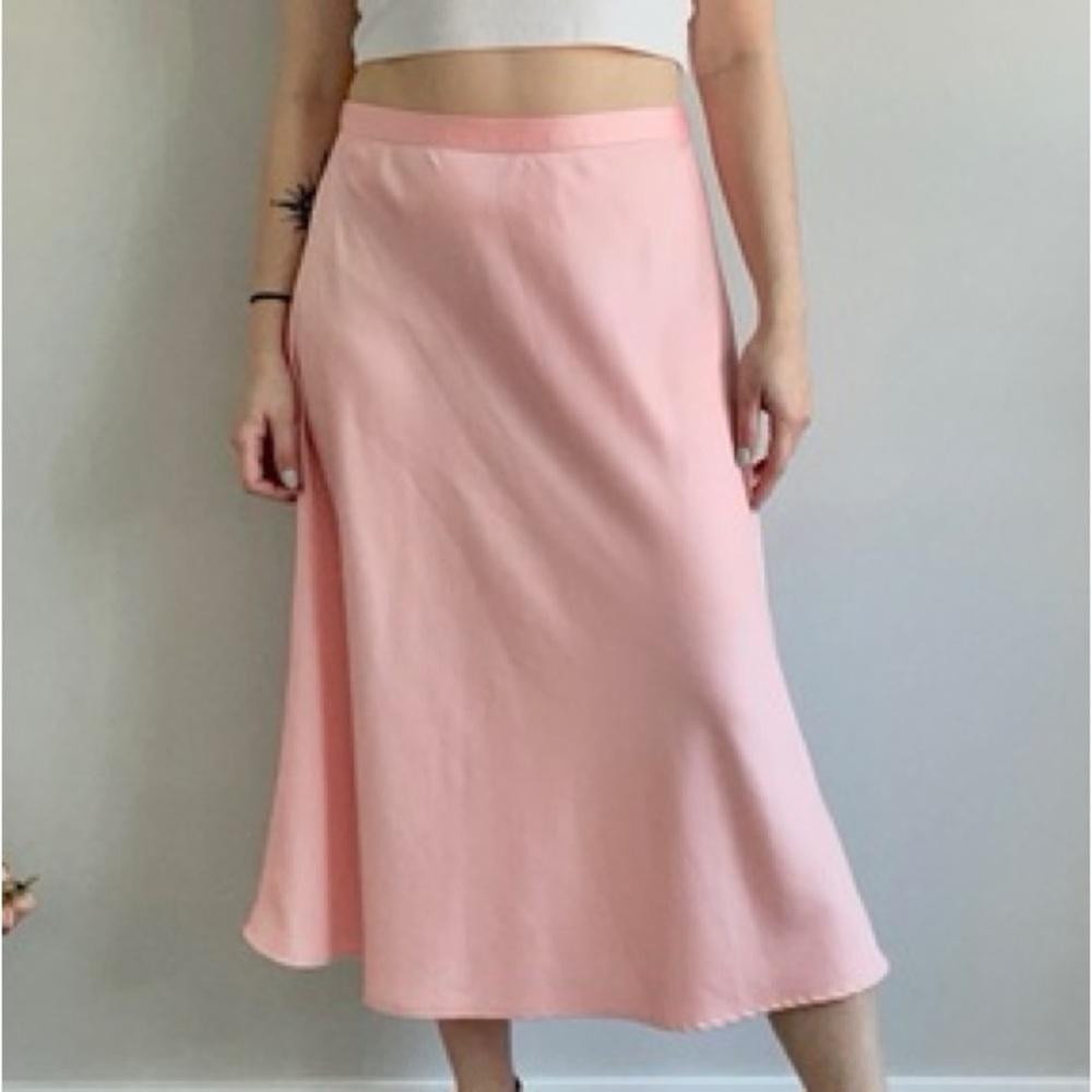 JCREW SILK SATIN SKIRT